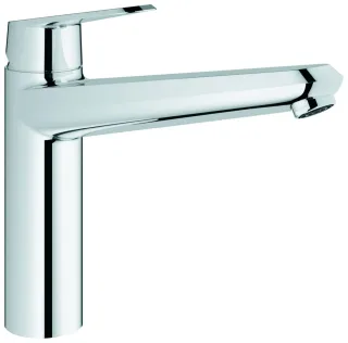 GROHE EH-SPT-Batterie Eurodisc C 33770 flacher Auslauf Gussauslauf chrom 33770002