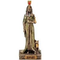 Figuren Shop GmbH Dekofigur Göttin Maat Figur – Ägyptische Statue Veronese Miniatur 8.5 cm Deko