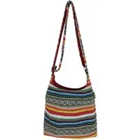 Sunsa Hobo Hobo Tasche, Vegane nachhaltige Umhängetasche Crossbody Crossover, Streifen Design