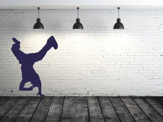 breakdance Aufkleber Wandaufkleber Tattoo