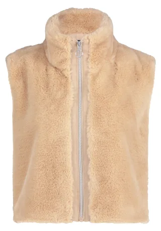 Betty Barclay - Plüschweste beige - Gr. - 46
