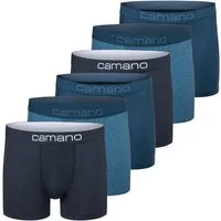 Camano Boxershorts comfort (6er Pack) mit Stretch-Logobund