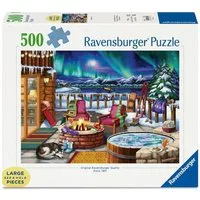 Ravensburger Puzzle Erwachsenenpuzzle 500 Large Pieces - Nordlichter, 500 Puzzleteile