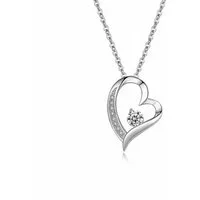 salazar.plus Kette mit Anhänger Elegante 925 Silber vergoldete Luxus Damenkette mit Herzanhänger, Luxuriöse 925er Herzkette vergoldet – romantisches Geschenk