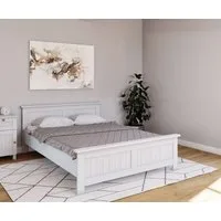 OTTO home Massivholzbett Juventus, Bett, Massivholzbett, Holzbett, Bettrahmen (Breite/Belastbarkeit 140cm/180 KG), Breite 90 cm, aus massiver Kiefer, FSC®-zertifiziert