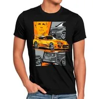 style3 T-Shirt Furious Paul Walker o'conner autorennen the fast and the furious