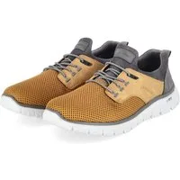 Rieker Rieker B6652-68 Herren Textil & Synthetik beige Schnürschuh