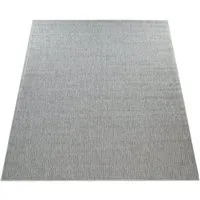 KADIMA DESIGN Outdoorteppich Natur Balkon, Terrasse schmutzabweisend Outdoor Teppich, Rechteckig, Höhe: 4 mm, 100% Polypropylen, Rücken aus Polypropylen, Rechteckig, 60x100cm, Grau