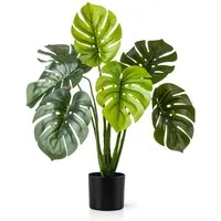 Kunstpflanze Künstliche Pflanzen, Große Kunstpflanzen im Topf Olive, Monstera, Yucca, Agave, Palmfarn, Geigenfeige, PASCH, wie echt