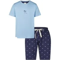 Phil & Co. Shorty Herren Pyjama kurz (2 tlg) Baumwolle