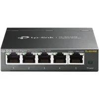 tp-link TL-SG105E 5-Port Gigabit Easy Switch schwarz Netzwerk-Switch (Smart Managed Netzwerk Switch Metallgehäuse)