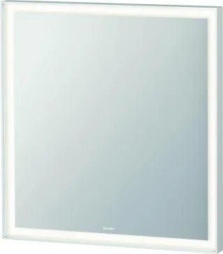 Duravit L-Cube Spiegel Weiß Aluminium Matt 650x67x700 mm - LC7380018180100 LC7380018180100