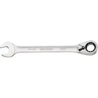 Maulschlüssel 7UR24 mit Ringratsche, 24mm, Schraubenschlüssel chrom, umschaltbar