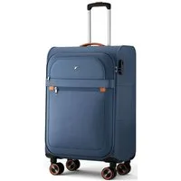 Verage Koffer Weichschalenkoffer, Leicht Reisekoffer mit Zahlenschloss, 4 Rollen, Stoffkoffer, Handgepäck/Set 3-teilig, 56/66/76cm,47/77/109L