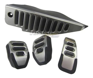 Original Audi Edelstahl Pedale + Fußstütze Stütze Audi A4 S4 8E B6 B7 8H = RHD