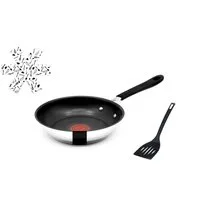 Tefal Bratpfanne Jamie Oliver E76 Bratpfanne 20cm, Edelstahl 18/10, Antihaftbeschichtet