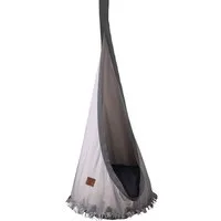 Pamek Nestschaukel Hängecocon mit Sitzkissen Hänhehöhle Kinderschaukel Hängesessel, Sitzkissen 62 cm Durchmesser.