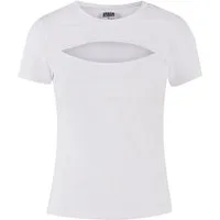 URBAN CLASSICS T-Shirt Urban Classics Ladies Short Cut Out Tee (1-tlg)