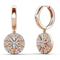 ROUGEMONT Paar Creolen Damen Creolen Ohrhänger Sommer Style -Hypoallergen 18K Vergoldung, Hypoallergen für empfindliche Haut geeignet