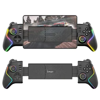 IPEGA PG-9122 Wireless Stretching Gamepad with Hall Effect Joystick and Trigger Six Axis Motion Sensing RGB Lighting Wir