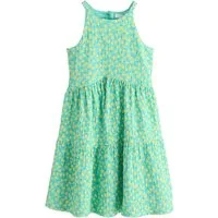 Next Trägerkleid Sommerkleid mit Trägern und Knitteroptik (1-tlg)