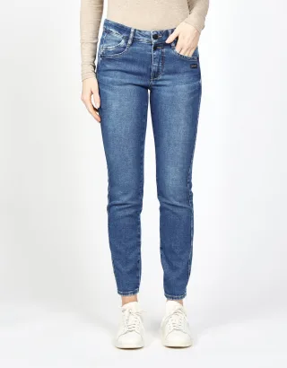 GANG Damen Jeans 94SANA CROPPED - slim fit Jeans classy vintage