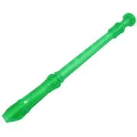 keepdrum Blockflöte keepdrum Blockflöte Sopran Neon transparent Grün