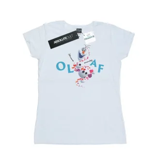 Disney - "Frozen 2 Olaf Leaf Jump" T-Shirt für Damen (Weiß)