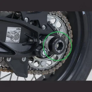 R&amp;G Achsprotektor  KTM 1050 / 1090 / 1190 / 1290 Adventure alle Bj. Achsen Protektoren / Sturz / Schutz