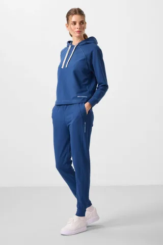 Übergröße Kapuzenpullover und Hosen-Set