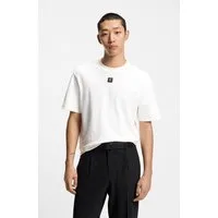 HUGO T-Shirt Dalile Stacked-Logo, Rundhals, regular fit