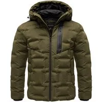 Amaci&Sons Winterjacke BERKELEY Winterjacke Herren Gefütterte Dicke Winter Jacke für Männer mit Kapuze
