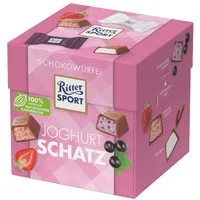 Ritter SPORT Schokolade, Ritter Sport Schokowürfel Joghurt Schatz Box 22er Packung 176g