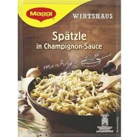 MAGGI Saucen, Maggi Wirtshaus Spätzle in Champignon Sauce herzhaft abgeschmeckt 123g