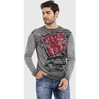 Cipo & Baxx T-Shirt Sweatshirts mit effektvollem Print