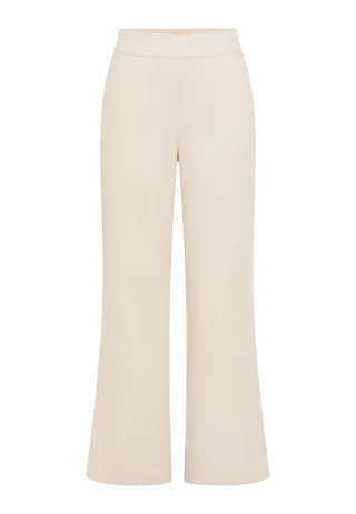 Olsen - Trousers Casual Long linen beige - Gr. - 42
