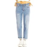 be styled Mom-Jeans Mid waist Baggyjeans Mom Boyfriend Jeans Hose, Stretch - Damen - j38k mit Stretch-Anteil