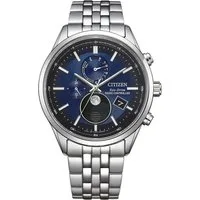 Citizen Funkuhr Funkuhren Mondphase BY1030-50L, Quarzuhr, Armbanduhr, Herrenuhr, Edelstahlarmband, analog, Big Date