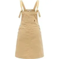 Ragwear Cordkleid Zekke Cordy Damen Latzkleid aus Babycord-Material