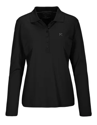 CLARINA - Poloshirt aus hochwertigem Pima Cotton 901 schwarz - Gr. - 36