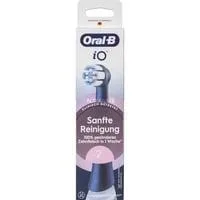 Oral-B iO Sanfte Reinigung 2er, Aufsteckbürste schwarz, Für empfindliche Bereiche und gesünderes Zahnfleisch