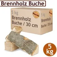 Flameup Kaminholz Brennholz Kaminholz Holz 5-500 kg Ofen Kamin Kaminofen Buche 30 cm, 5 kg