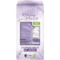 SANTE Duschgel Geschenkset Lavendel Relaxing Moments, 275 ml