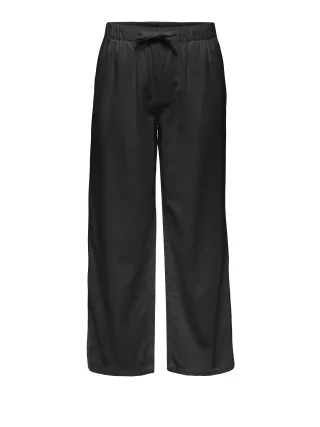 ONLY - ONLGOA MW LIN BL PULL-UP CULOTTE CC PNT Black - Gr. - XS