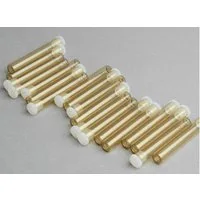 omeo Aufbewahrungsbox 2x30er Globuli Gläschen Flachbodengläser Klarglas o. Braunglas+Stopfen