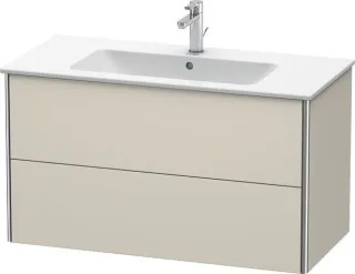 Duravit XSquare Waschtischunterbau wandhängend Taupe Supermatt 1010x478x560 mm - XS417308383 XS417308383