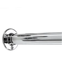 SO-TECH® Garderobenstange Schrankstange rund Ø 25 mm Chrom poliert inkl. Stangenlager, (Komplett-Set, 1 St), Kleiderstange Länge 60 cm mit 2 Stagenlagern
