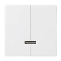 Bedienelement Dimmer zweiteilige Taste weiß, Retail