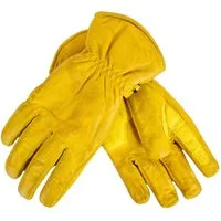 MDM Lederhandschuhe Motorradhandschuhe Leder Aramid verstärkt abriebfest Biker (Einzelpaar) Aramid-Innenfutter – schnittfest, hitzebeständig & abriebfest