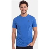 U.S. Polo Assn. T-Shirt USNaash – Herren Basic Shirt aus 100 % Baumwolle Klassischer Rundhalsausschnitt, weiches Material und Logo-Stickerei